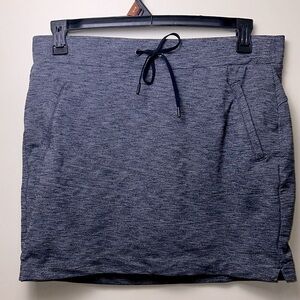 Athleta Gray Drawstring Skort w/ Pockets Size MT